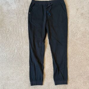 Men's Black Joggers with Drawstring Waist